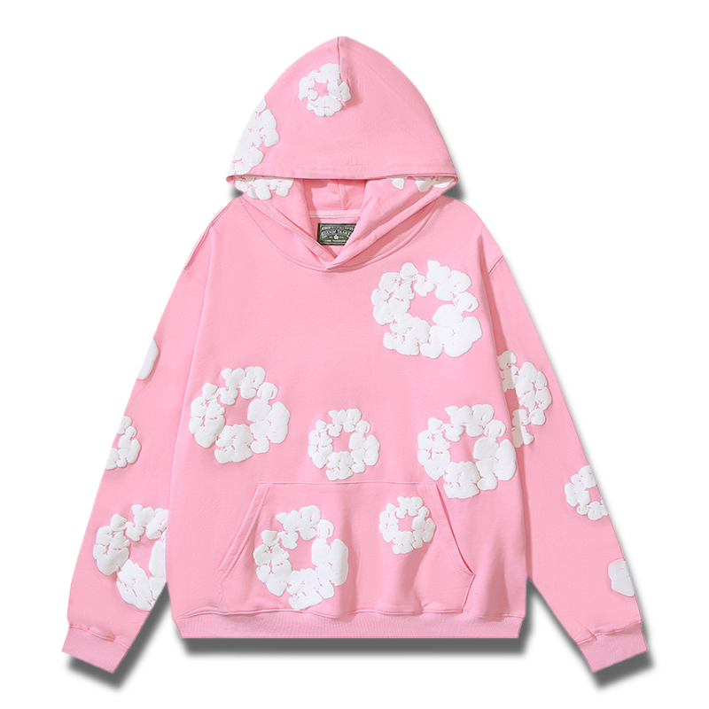 Denim Tears Cotton Wreath Hoodie – Pink