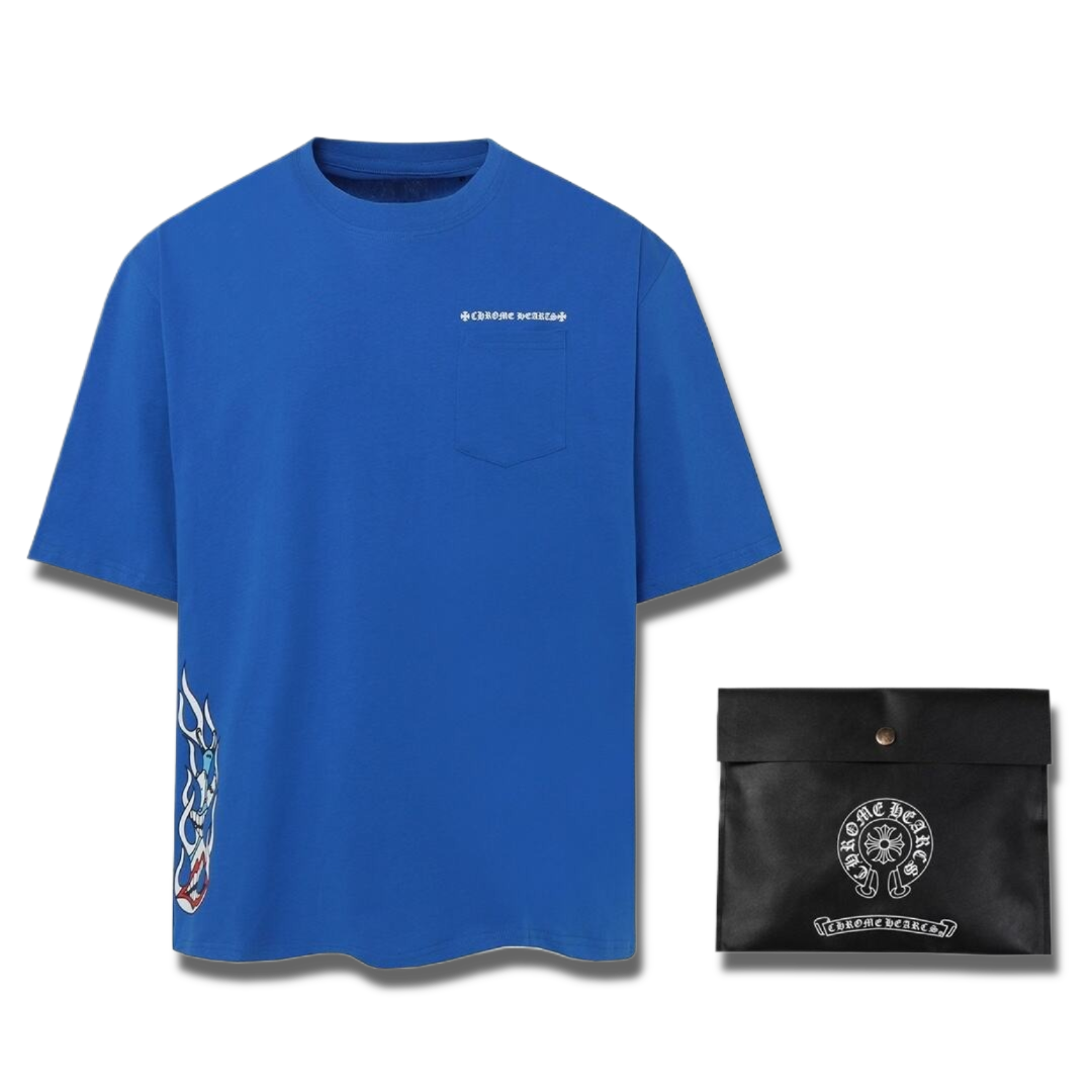 Chrome Hearts Blue Shirt