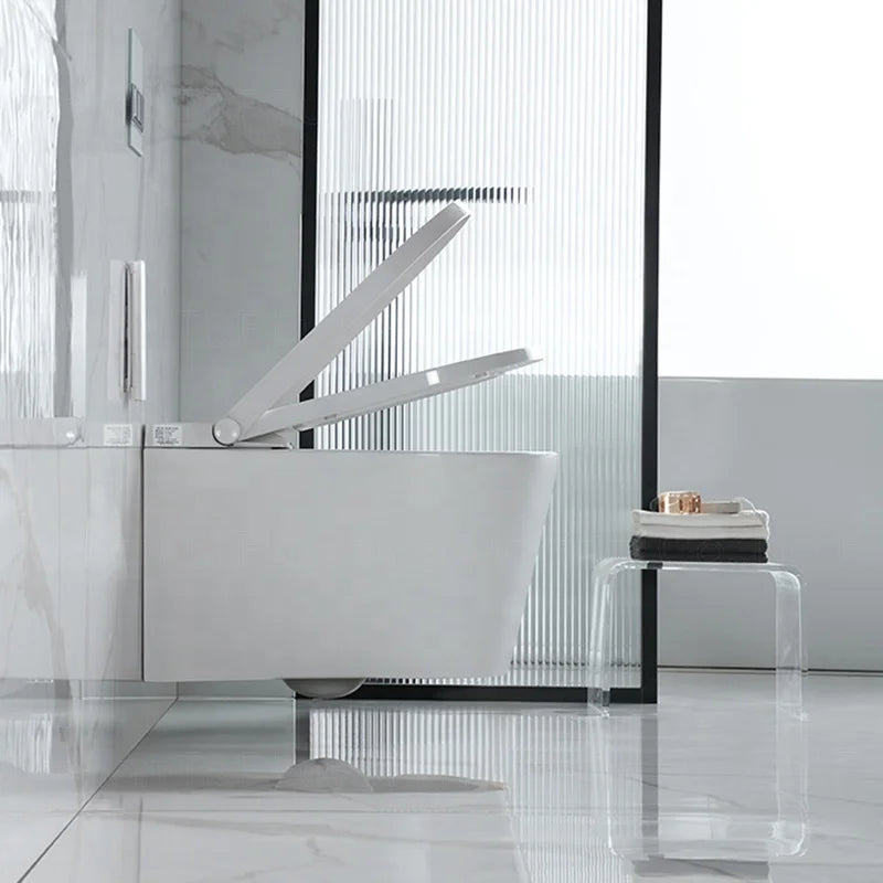 New Design ECO Toilet Bowl Set Bathroom Intelligent Ceramic Rimless Wall Hung Smart Toilet