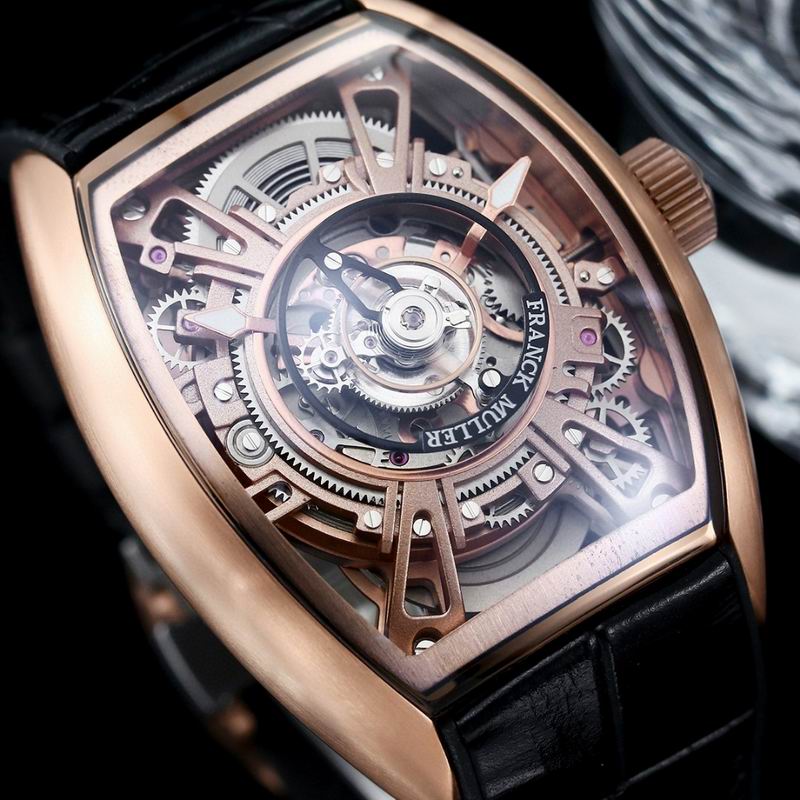Franck Muller watches in black with gold