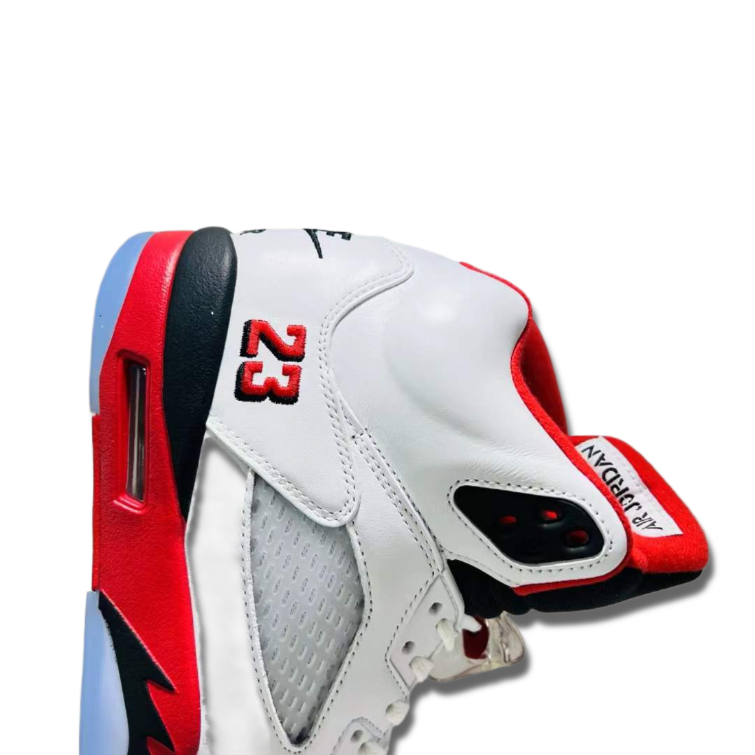 Air Jordan 5 “Fire Red” with Black Tongue
