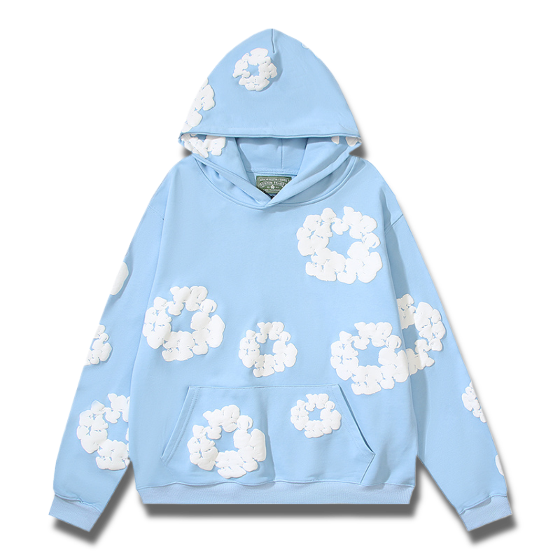 Denim Tears Cotton Wreath Hoodie – Sky Blue