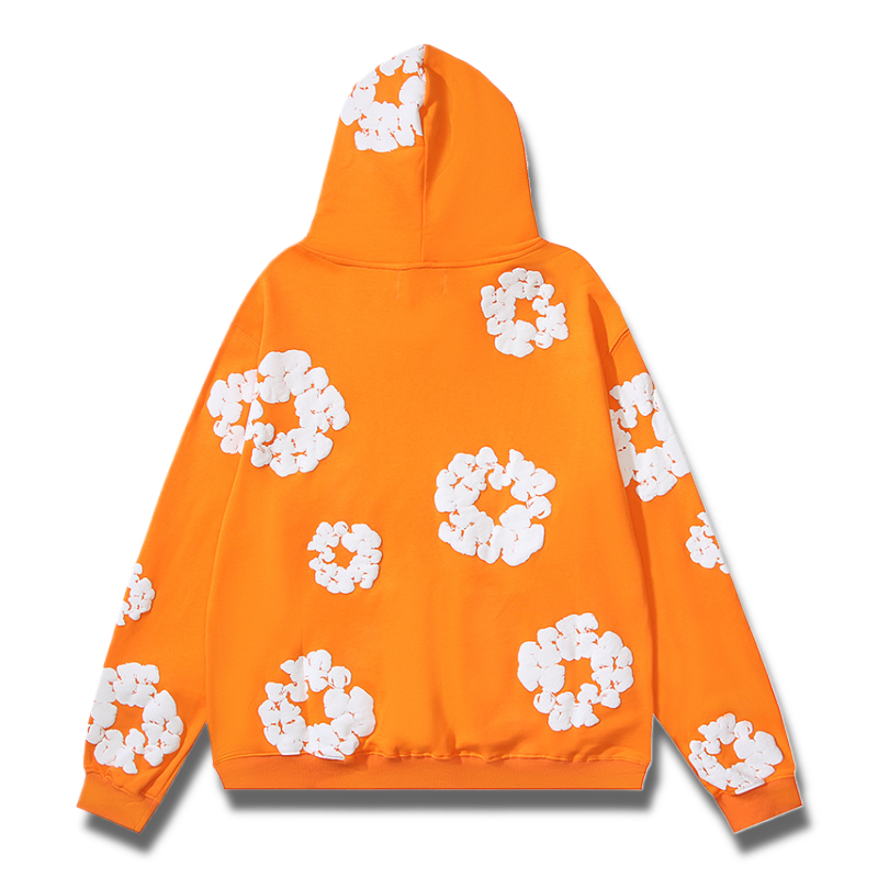 Denim Tears Cotton Wreath Hoodie – Orange