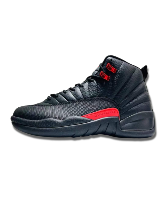Air Jordan 12 in Black and Red