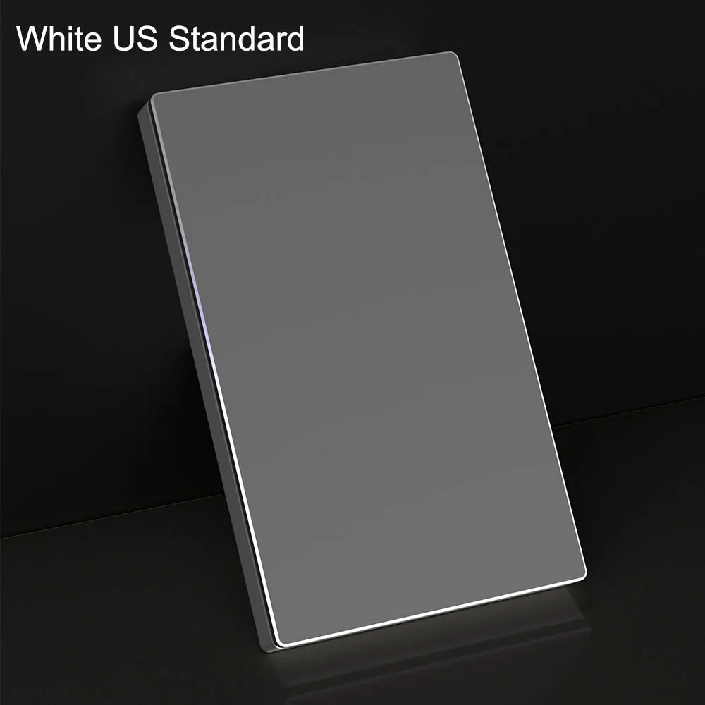 AVATTO Tuya WiFi Smart Light Switch US Standard 1/2/3/4 Gang Push Button Switch With Ambient Light Work for Alexa Google Home