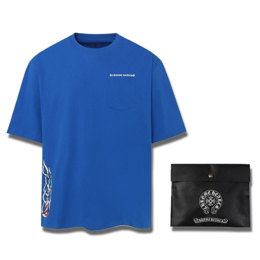 Chrome Hearts Blue Shirt