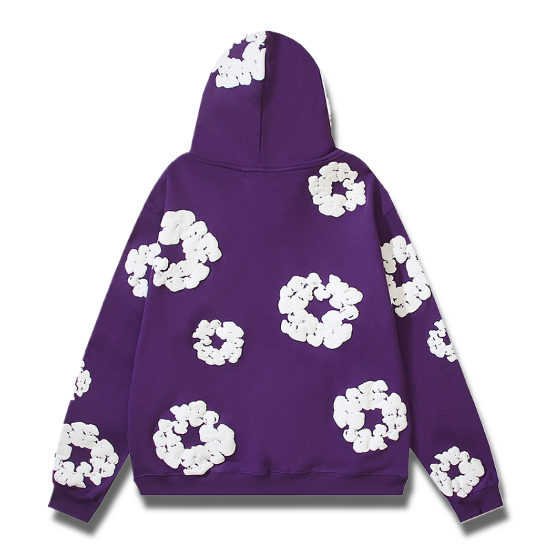 Denim Tears Cotton Wreath Hoodie – Purple