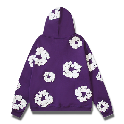 Denim Tears Cotton Wreath Hoodie – Purple