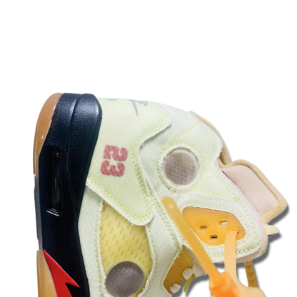 OFF-WHITE x Air Jordan 5 Retro SP “Sail