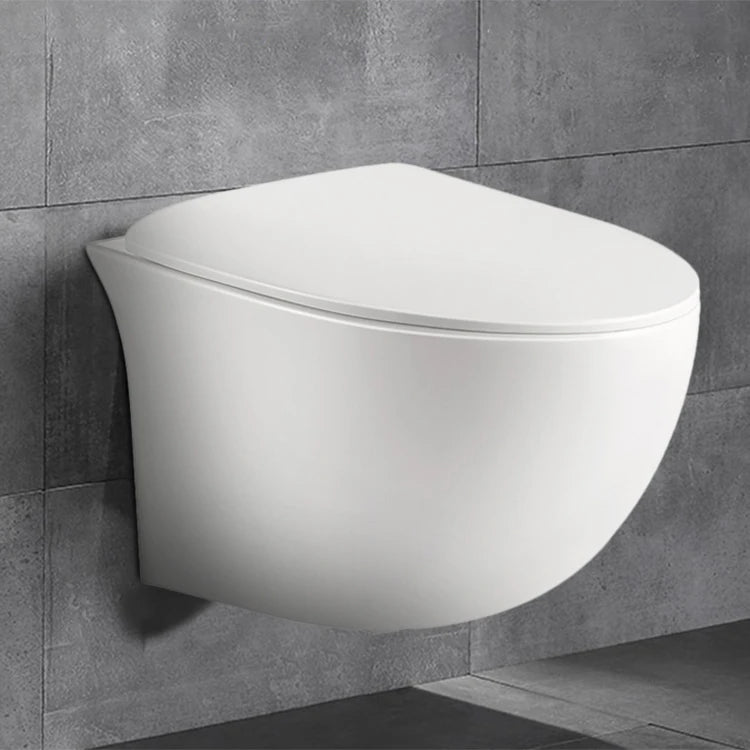 China Supplier European Senior Style Wall Hung Toilet Bathroom Ceramic Hidden Water Tank Wall Mounted Toilet Commode