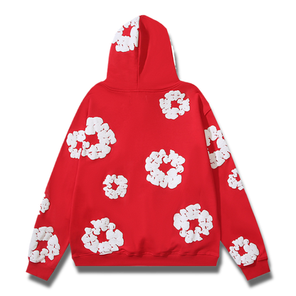 Denim Tears Cotton Wreath Hoodie – Red