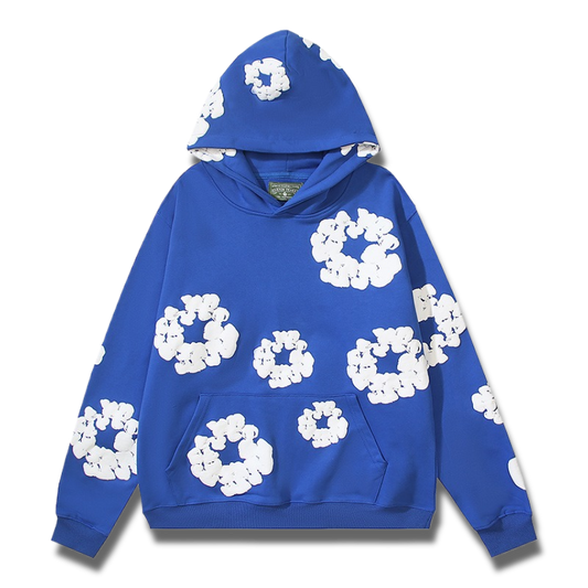 Denim Tears Cotton Wreath Hoodie – Blue