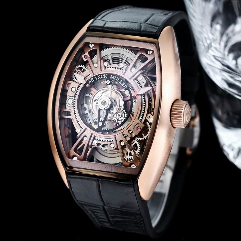 Franck Muller watches in black with gold