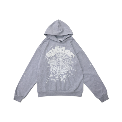 sp5der hoodie Gray