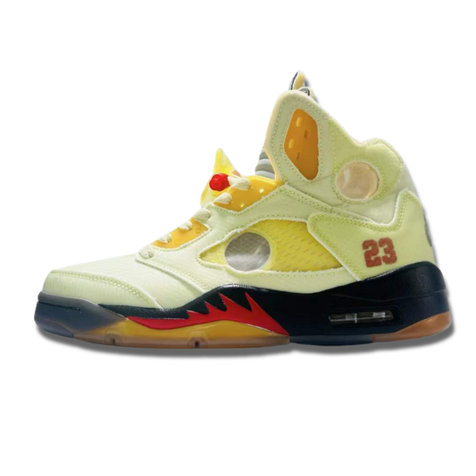 OFF-WHITE x Air Jordan 5 Retro SP “Sail
