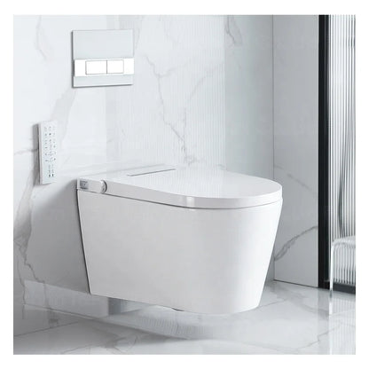 New Design ECO Toilet Bowl Set Bathroom Intelligent Ceramic Rimless Wall Hung Smart Toilet