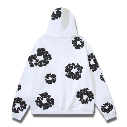 Denim Tears Cotton Wreath Hoodie – Black &amp; White