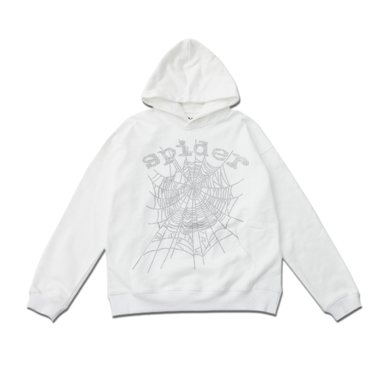 WHITE SPIDER HOODIE