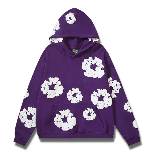 Denim Tears Cotton Wreath Hoodie – Purple