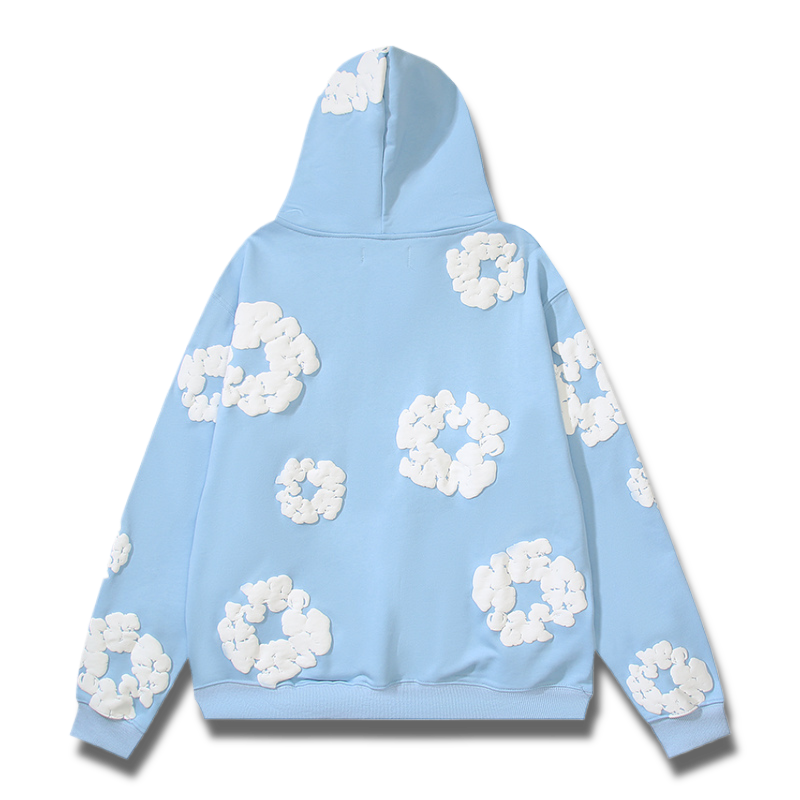 Denim Tears Cotton Wreath Hoodie – Sky Blue